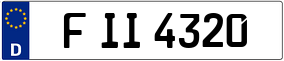 Truck License Plate
